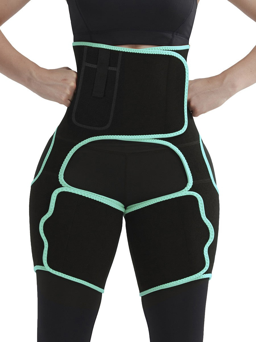 Firm Foundations Light Green Tummy Control Thigh Slimmer Neoprene